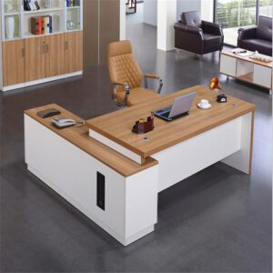 Bàn giám đốc kèm tủ phụ đa năng H122