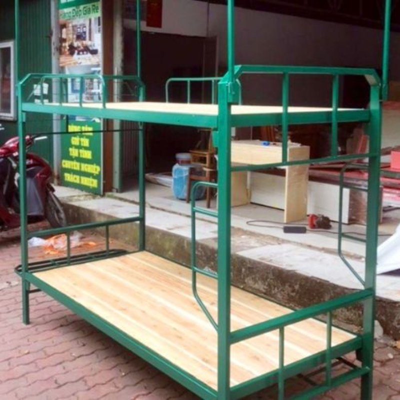 Giường tầng quân đội rộng 90 x dài 1m9 – H33
