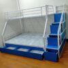 Giường Tầng Sắt Có Ngăn Chứa Đồ Tiện Lợi – H25