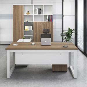 Bàn giám đốc chân sắt đẹp H118