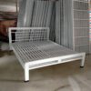 Giường Sắt Đơn 1,6M Màu Trắng – H26