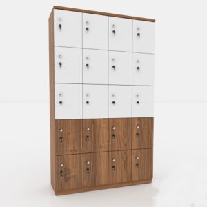 Tủ locker 20 ngăn bằng gỗ H79