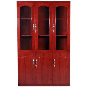 Tủ tài liệu 3 buồng nâu cánh gián N154