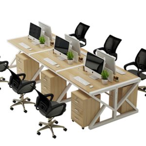 Cụm bàn làm việc 6 người H297