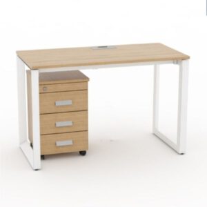 Bàn chân sắt hộp tam giác màu trắng H170