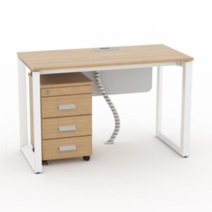 Bàn chân sắt hộp tam yếm gỗ H171