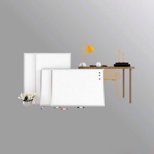 Bảng từ trắng cố định 80cm x 60cm H313