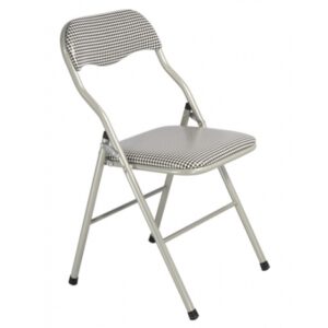 Ghế gấp lưng ngắn chân sơn caro H287