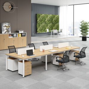 Module bàn làm việc 6 chỗ chân độc lập H295