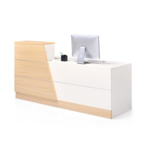 Bàn lễ tân hiện đại melamine 1m8 H221