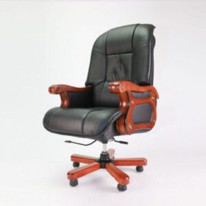 Ghế Giám Đốc Da Chân Xoay H228