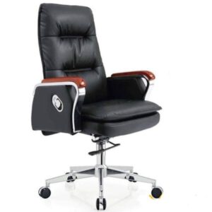 Ghế giám đốc da màu đen H231