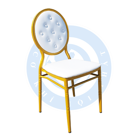 Ghế Louis sắt sơn vàng H272