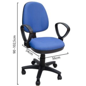 Ghế xoay hòa phát màu xanh H240