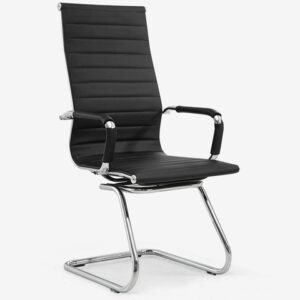 Ghế chân quỳ lưng da cao H257